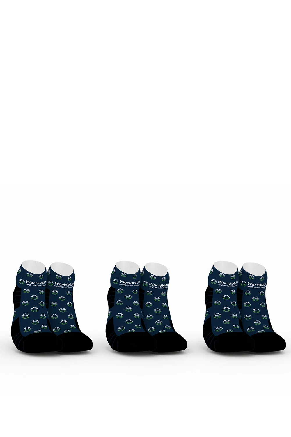 High-Speed Athletic Ankle Socks (3-Pack) | WWHS