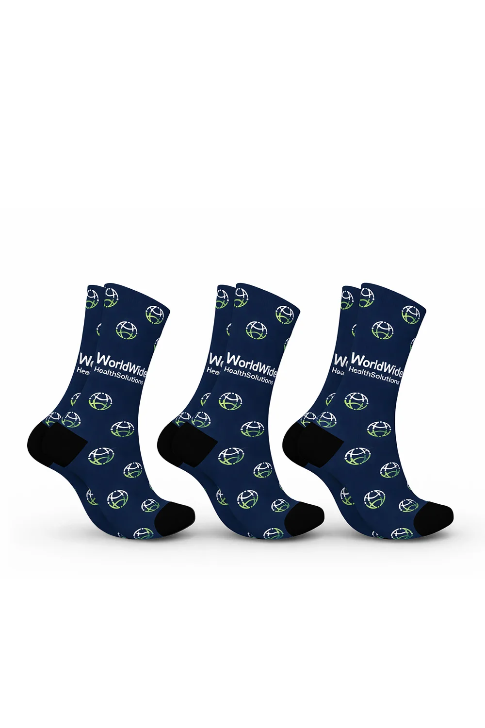 Sustainable Premium Crew Socks (3-Pack) | WWHS