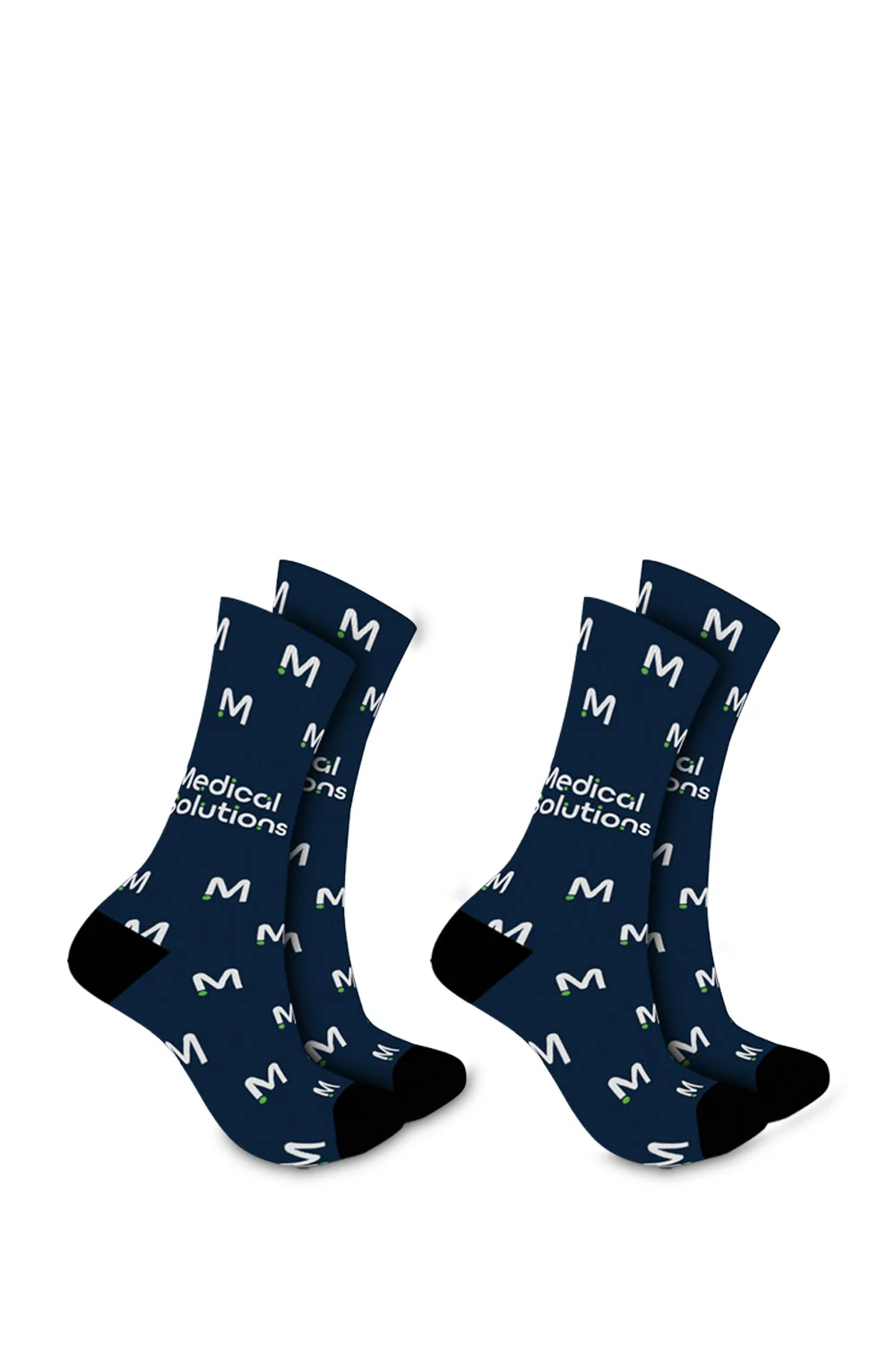 Sustainable Premium Crew Socks (2-Pack) | MedSol