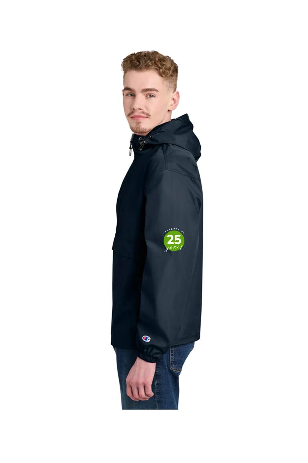 Alternative view of Unisex Packable Anorak Jacket